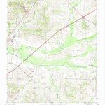 United States Geological Survey Gallaway, TN (1965, 24000-Scale) digital map