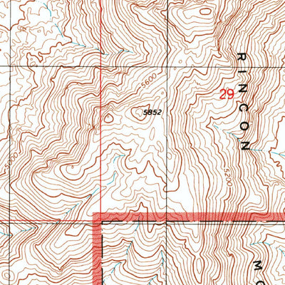 United States Geological Survey Galleta Flat West, AZ (1996, 24000-Scale) digital map