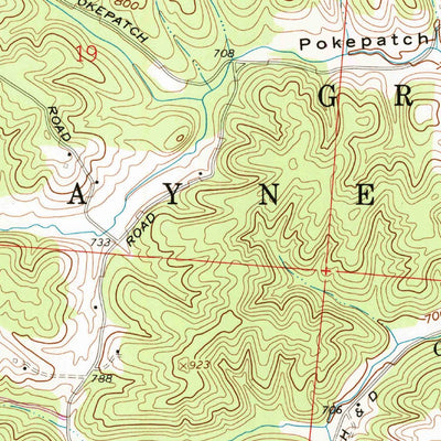 United States Geological Survey Gallia, OH (1961, 24000-Scale) digital map