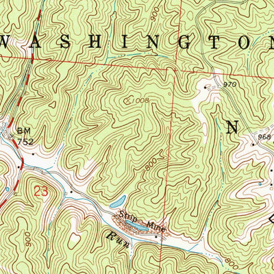 United States Geological Survey Gallia, OH (1961, 24000-Scale) digital map