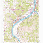 United States Geological Survey Gallipolis, OH-WV (1958, 24000-Scale) digital map