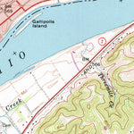 United States Geological Survey Gallipolis, OH-WV (1958, 24000-Scale) digital map