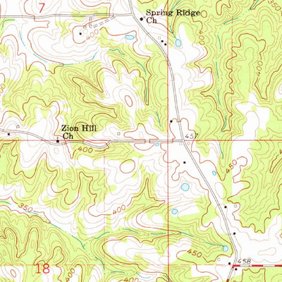 United States Geological Survey Gallman, MS (1963, 24000-Scale) digital map