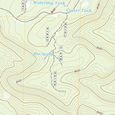 United States Geological Survey Gallo Mountains East, NM (2020, 24000-Scale) digital map
