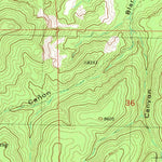 United States Geological Survey Gallo Mountains West, NM (1981, 24000-Scale) digital map
