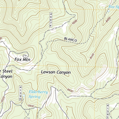United States Geological Survey Gallo Mountains West, NM (2020, 24000-Scale) digital map