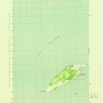 United States Geological Survey Galloo Island, NY (1942, 31680-Scale) digital map