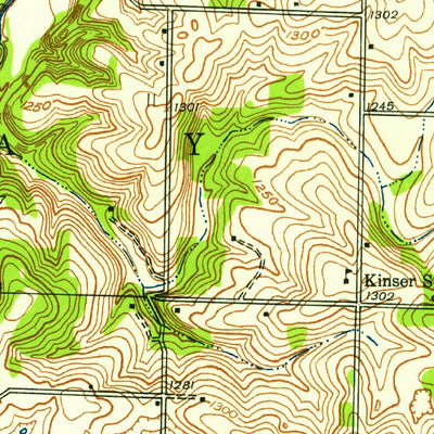 United States Geological Survey Galloway, MO (1937, 24000-Scale) digital map