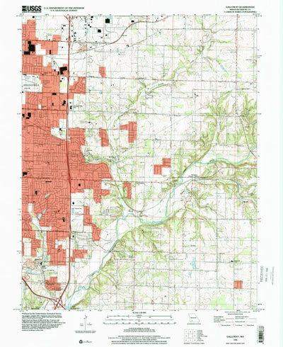 United States Geological Survey Galloway, MO (1996, 24000-Scale) digital map