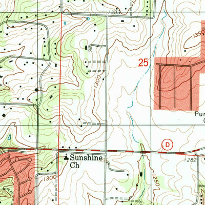 United States Geological Survey Galloway, MO (1996, 24000-Scale) digital map