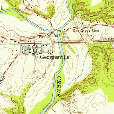 United States Geological Survey Galloway, OH (1955, 24000-Scale) digital map
