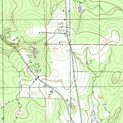 United States Geological Survey Galloway, TX-LA (1983, 24000-Scale) digital map