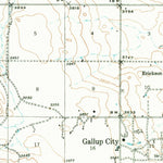 United States Geological Survey Gallup City, MT (1938, 62500-Scale) digital map