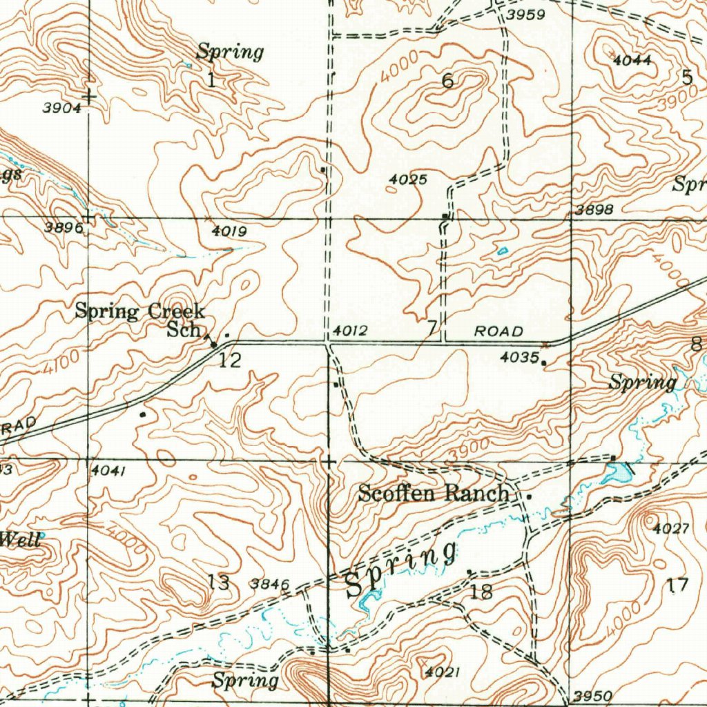 Gallup City, MT (1938, 62500-Scale) Map by United States Geological ...