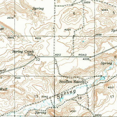 United States Geological Survey Gallup City, MT (1938, 62500-Scale) digital map