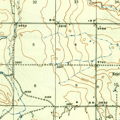 United States Geological Survey Gallup City, MT (1942, 62500-Scale) digital map