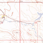 United States Geological Survey Gallup Creek, SD (1973, 24000-Scale) digital map