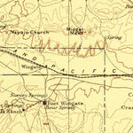 United States Geological Survey Gallup E, NM (1886, 250000-Scale) digital map