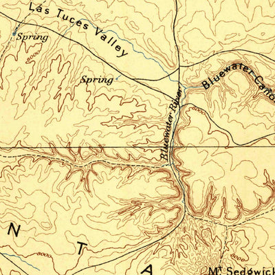 United States Geological Survey Gallup E, NM (1886, 250000-Scale) digital map