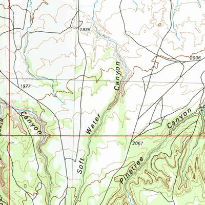 United States Geological Survey Gallup, NM (1981, 100000-Scale) digital map