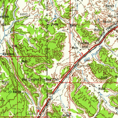 United States Geological Survey Gallup, NM-AZ (1959, 250000-Scale) digital map