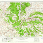 United States Geological Survey Gallup, NM-AZ (1962, 250000-Scale) digital map