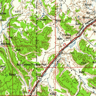 Gallup, NM-AZ (1962, 250000-Scale) Map by United States Geological ...