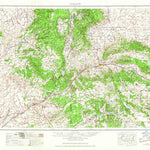 United States Geological Survey Gallup, NM-AZ (1967, 250000-Scale) digital map