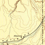 United States Geological Survey Gallup W, NM-AZ (1886, 250000-Scale) digital map