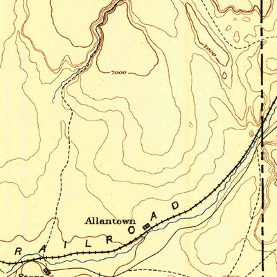 United States Geological Survey Gallup W, NM-AZ (1886, 250000-Scale) digital map