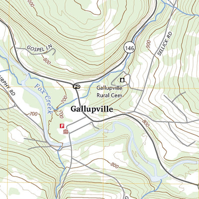 United States Geological Survey Gallupville, NY (2023, 24000-Scale) digital map