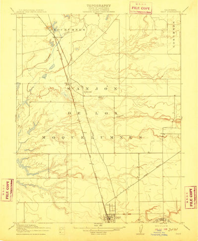 United States Geological Survey Galt, CA (1910, 31680-Scale) digital map