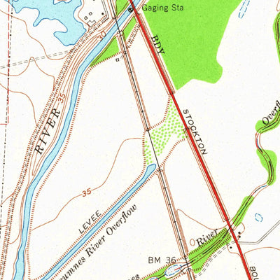 United States Geological Survey Galt, CA (1953, 24000-Scale) digital map