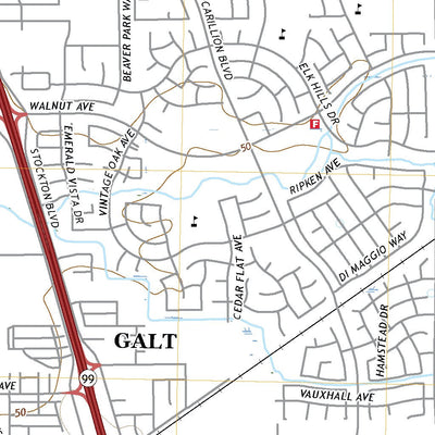 United States Geological Survey Galt, CA (2021, 24000-Scale) digital map