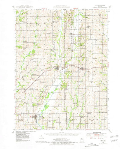 United States Geological Survey Galt, MO (1946, 62500-Scale) digital map
