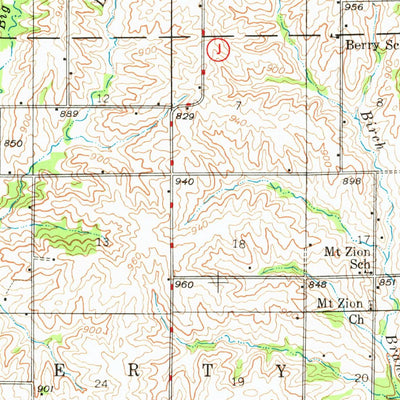 United States Geological Survey Galt, MO (1946, 62500-Scale) digital map
