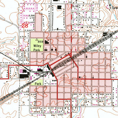 United States Geological Survey Galva, IL (1953, 24000-Scale) digital map