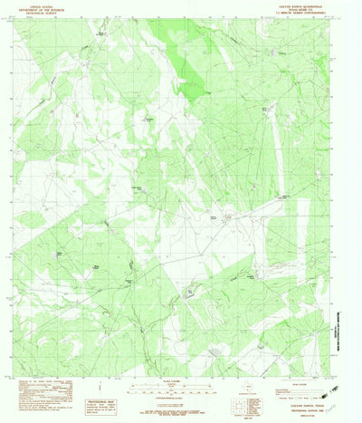 United States Geological Survey Galvan Ranch, TX (1982, 24000-Scale) digital map