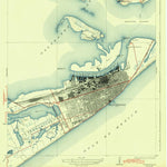 United States Geological Survey Galveston, TX (1933, 31680-Scale) digital map