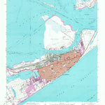 United States Geological Survey Galveston, TX (1954, 24000-Scale) digital map