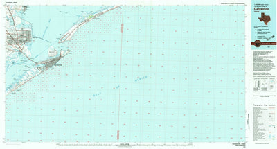 United States Geological Survey Galveston, TX (1983, 100000-Scale) digital map