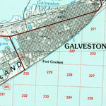United States Geological Survey Galveston, TX (1983, 100000-Scale) digital map