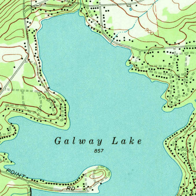 United States Geological Survey Galway, NY (1970, 24000-Scale) digital map