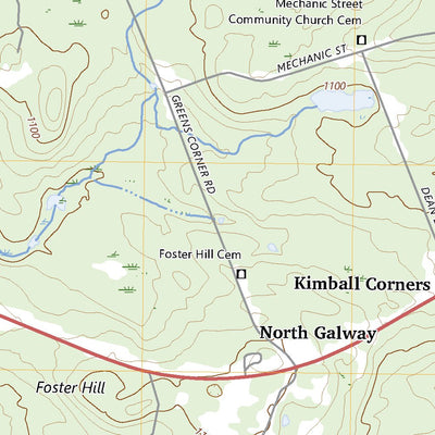 United States Geological Survey Galway, NY (2023, 24000-Scale) digital map