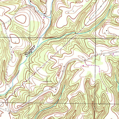 United States Geological Survey Gamaliel, KY (1954, 24000-Scale) digital map