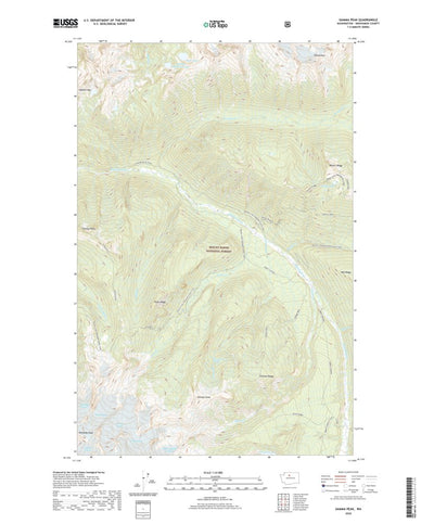 United States Geological Survey Gamma Peak, WA (2020, 24000-Scale) digital map