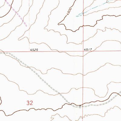 United States Geological Survey Gammil Well NE, NM (1973, 24000-Scale) digital map