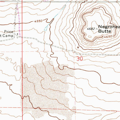United States Geological Survey Gammil Well NE, NM (1973, 24000-Scale) digital map