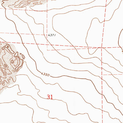 United States Geological Survey Gammil Well, NM (1973, 24000-Scale) digital map