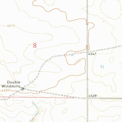 United States Geological Survey Gammil Well SE, NM (1973, 24000-Scale) digital map